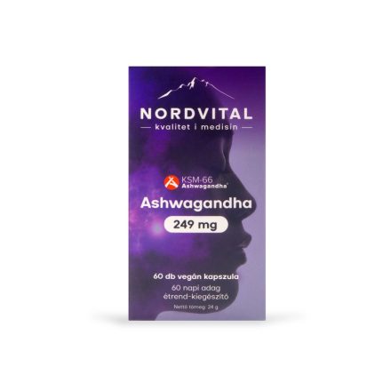 Nordvital Ashwagandha kapszula 249 mg 60 db