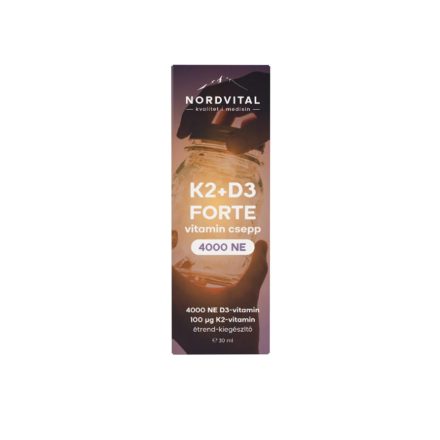 Nordvital D3+K2 Forte csepp 30 ml 60 adag