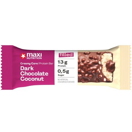 MAXI NUTRITION Creamy Core Protein bar - Dark Chocolate Coconut 45g