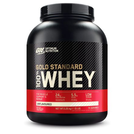 Optimum Nutrition Gold Standard 100% Whey 2270g (5lb) Unflavoured/Natúr