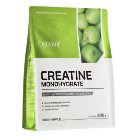 OstroVit Creatine Monohydrate 300 g - Green apple