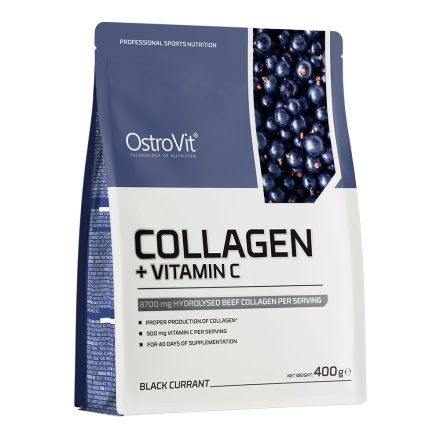 OstroVit Collagen + Vitamin C 400 g Blackcurrant