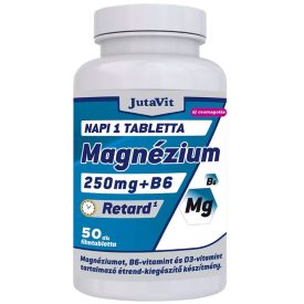 JutaVit Magnézium(250mg) retard+B6+D3 tabletta 50 tabletta