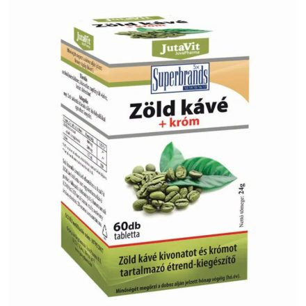 JutaVit Zöld kávé + króm 60 tabletta