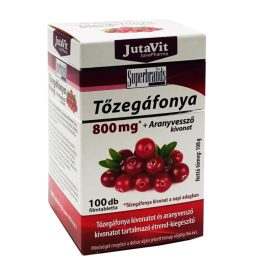   JutaVit Tőzegáfonya 800mg+aranyv.kivonat tabletta 100 tabletta