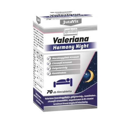 JutaVit Valeriana Harmony Night 70 tabletta