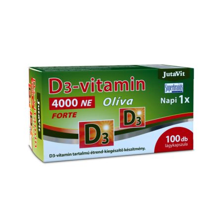 JutaVit D3-vitamin 4000NE Olíva 100 kapszula