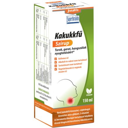 JutaVit Kakukkfű szirup cukormentes 150ml 