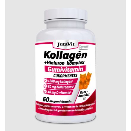 JutaVit Kollagén Komplex Gumivitamin Cukormentes 60db