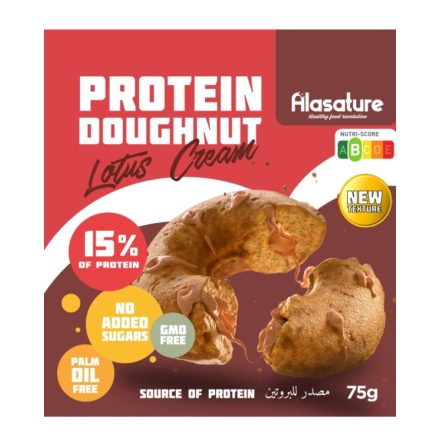 ALASATURE Protein Fánk 75 g Lotus Cream