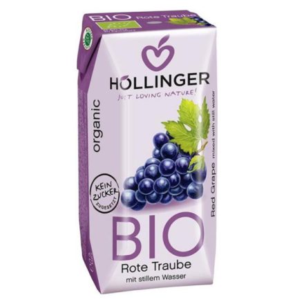 Höllinger BIO Vörösszőlő nektár 60%, 3x200ml, tetrapack