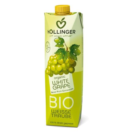 Höllinger BIO Fehérszőlő ivólé 1L, tetrapack