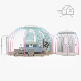 Kupolaház C3 ⏀5 m / 24,5 m2 + fürdőszoba 