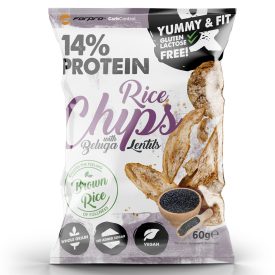   FORPRO Brown Rice Chips With Black Lentil 60g (beluga lencsével)
