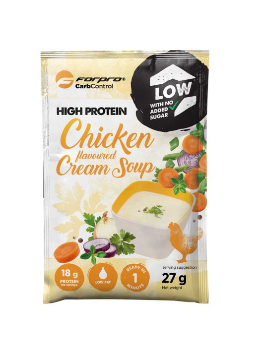 Forpro High Protein Soup Chicken Cream - 27 g