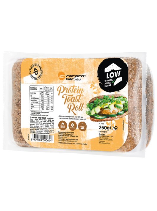Forpro Protein Toast Roll - 260g