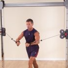 Body-Solid Keresztcsiga lapsúllyal (GDCC250)