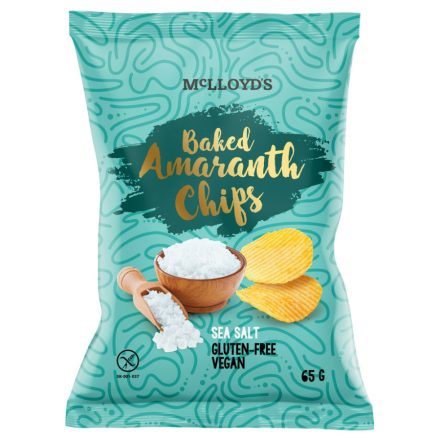 McLloyd's Baked Amaranth Chips 65g - Sea Salt