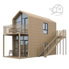 Natural House N2 Plus-D / 56 m2