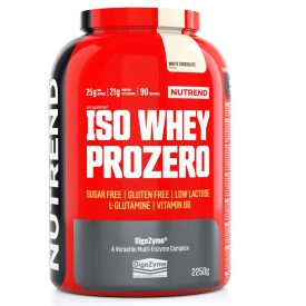 NUTREND Iso Whey Prozero 2250g White Chocolate
