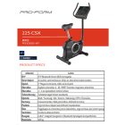 Pro-Form 225 CSX szobakerékpár
