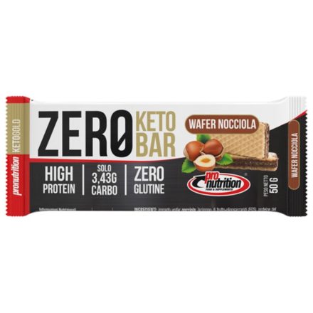 PRONUTRITION BARR ZERO KETO WAFER NOCCIOLA 50g