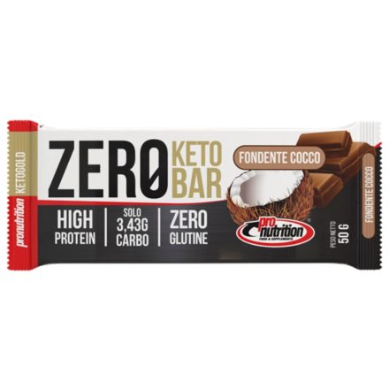 PRONUTRITION BARR ZERO KETO FONDENTE COCCO 50g