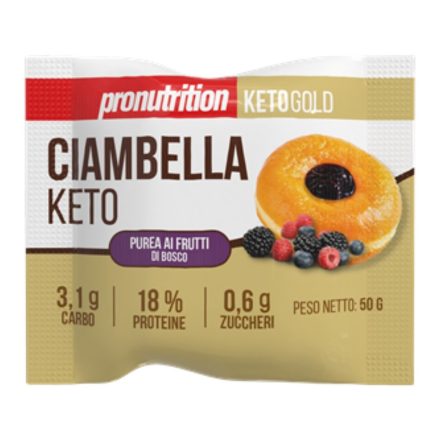 PRONUTRITION CIAMBELLA KETO FRUTTI DI BOSCO 50g