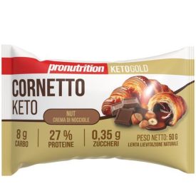 PRONUTRITION CORNETTO KETO NUT CREMA DI NOCCIOLA 50g