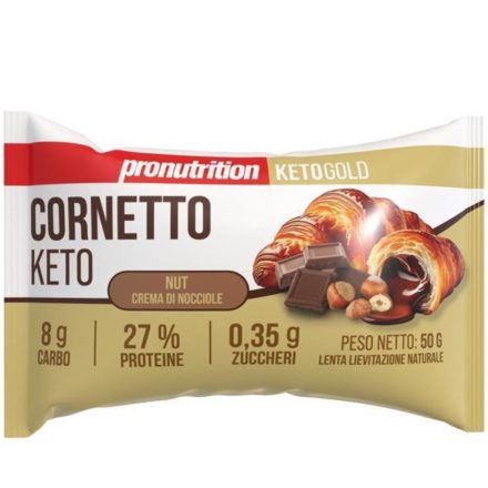 PRONUTRITION CORNETTO KETO NUT CREMA DI NOCCIOLA 50g