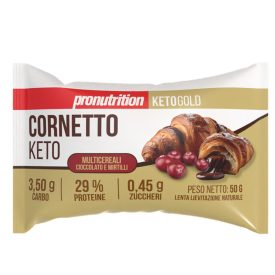 PRONUTRITION CORNETTO KETO M CEREALI MIRTILLO 50g