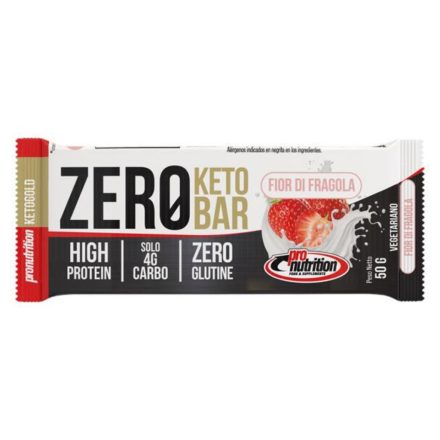 PRONUTRITION BARR ZERO CHETO FIOR DI FRAGOLA 50g
