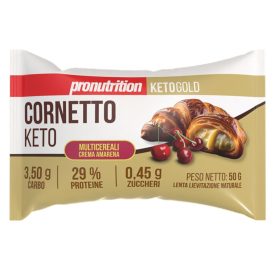 PRONUTRITION CORNETTO KETO M CEREALI CREMA AMARENA 50g