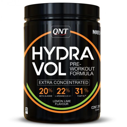 QNT HYDRAVOL Pre-Workout Formula 300g - Lemon/ Lime