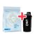QNT Light Digest Whey Protein 500 g Vanilla + QNT Shaker IT'S ON 600ml Black Smoke