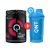 QNT Pre Workout Overdrive Wild Cherry Lime 390 g+ QNT SHAKER 500 ML KÉK 