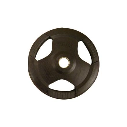 PL26 (30 mm) Fekete fogós gumírozott tárcsa 5 kg