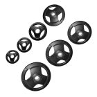 PL26 (30 mm) Fekete fogós gumírozott tárcsa 10 kg