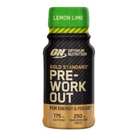   Optimum Nutrition Gold Standard Pre-Workout Shot 60ml Lemon Lime