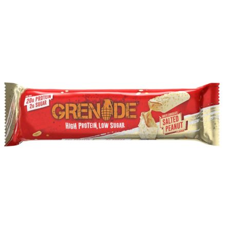 GRENADE High Protein Bar White Chocolate Salted Peanut 60g