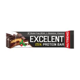 NUTREND Excelent Dubl 85g Chocolate+Nougat+Cranberry
