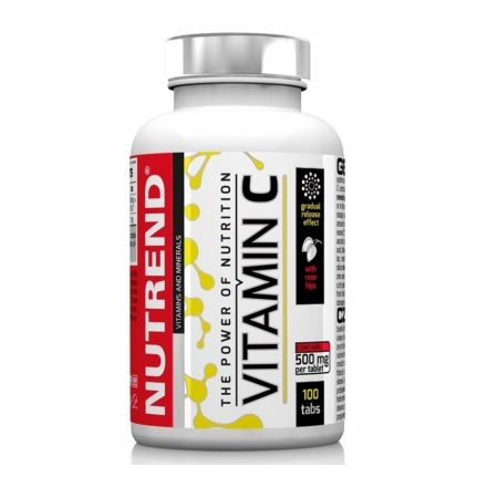 NUTREND Vitamin C with Rose Hips 100 tabs.