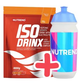   NUTREND Isodrinx 1000g Orange + AJÁNDÉK NUTREND Sport Bottle 500ml White Blue/Pink Print
