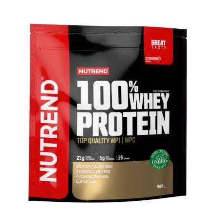 NUTREND 100% Whey Protein 800g Strawberry