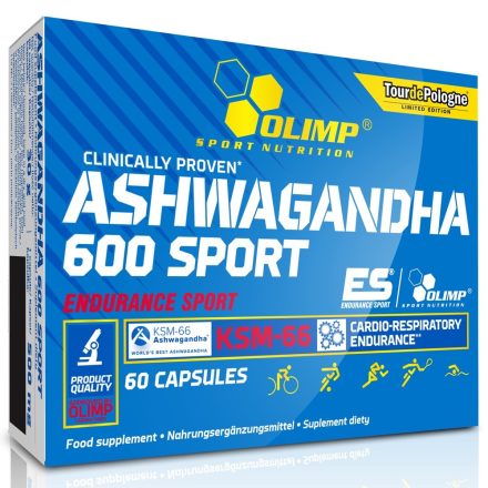 OLIMP SPORT Ashwagandha 600 Sport - nyugtató, energizáló - 60 kapsz.