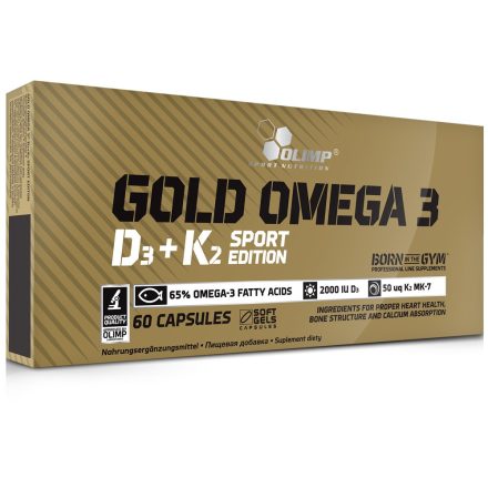 Olimp Gold Omega 3 D3 + K2 SE - 60 kapszula
