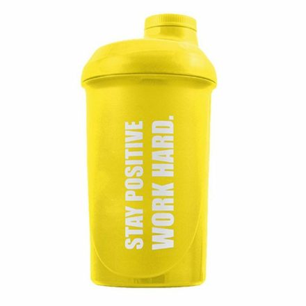 OLIMP SPORT Shaker 500ml STAY POSITIVE WORK Yellow