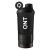 QNT Plastic Shaker 950 ml (600ml + 350ml) Black Smoke