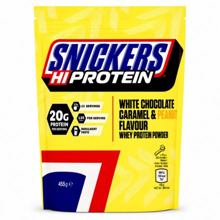SNICKERS Protein Powder - White Chocolate Caramel & Peanut 455g