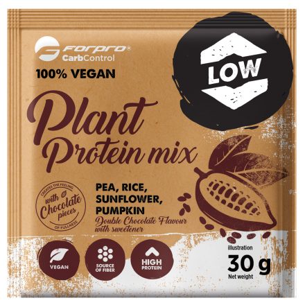 FORPRO 100% Vegan Plant Protein Mix 30*30g Double